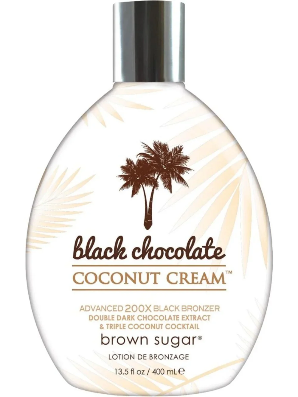 200X Dark Bronzer Tanning Lotion - Brown Sugar & Coconut Cream, 13.5 Fl Oz